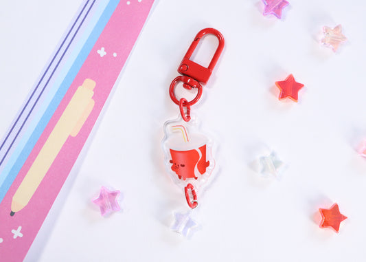 Soda Pup Keychain