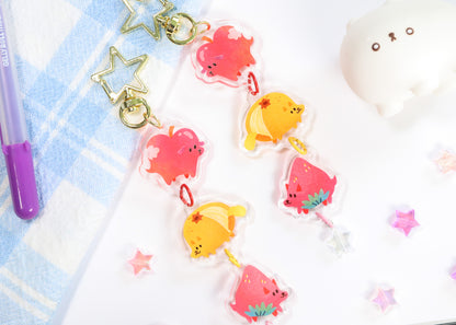 Fruit Dogs Keychain