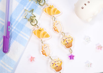 Bread Cat Keychain