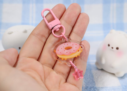 Doughnut Pup Keychain