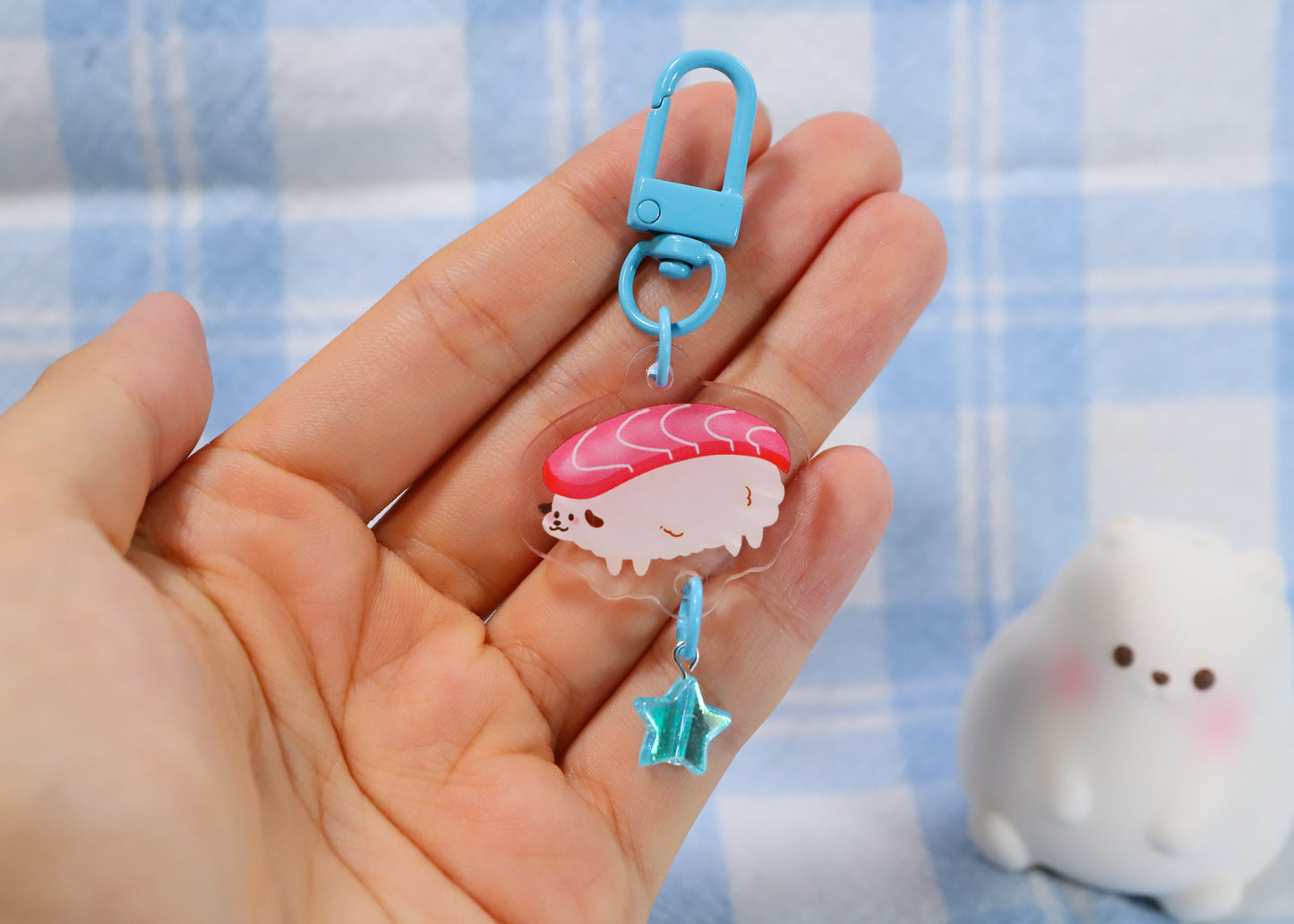 Tuna Sushi Keychain