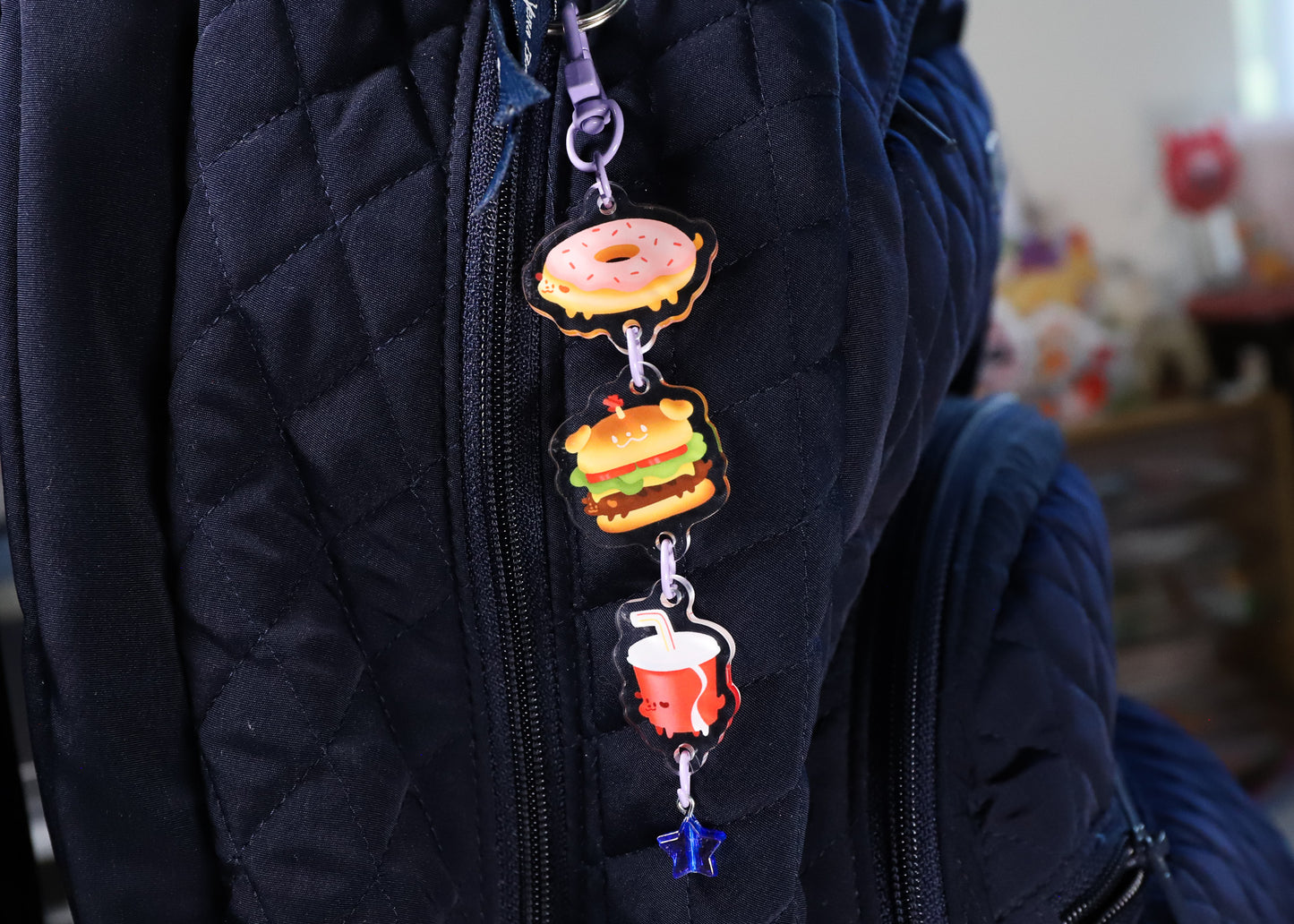 Junk Food Dogs Keychain