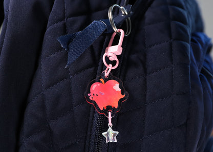 Apple Dog Keychain