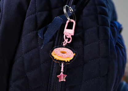 Doughnut Pup Keychain