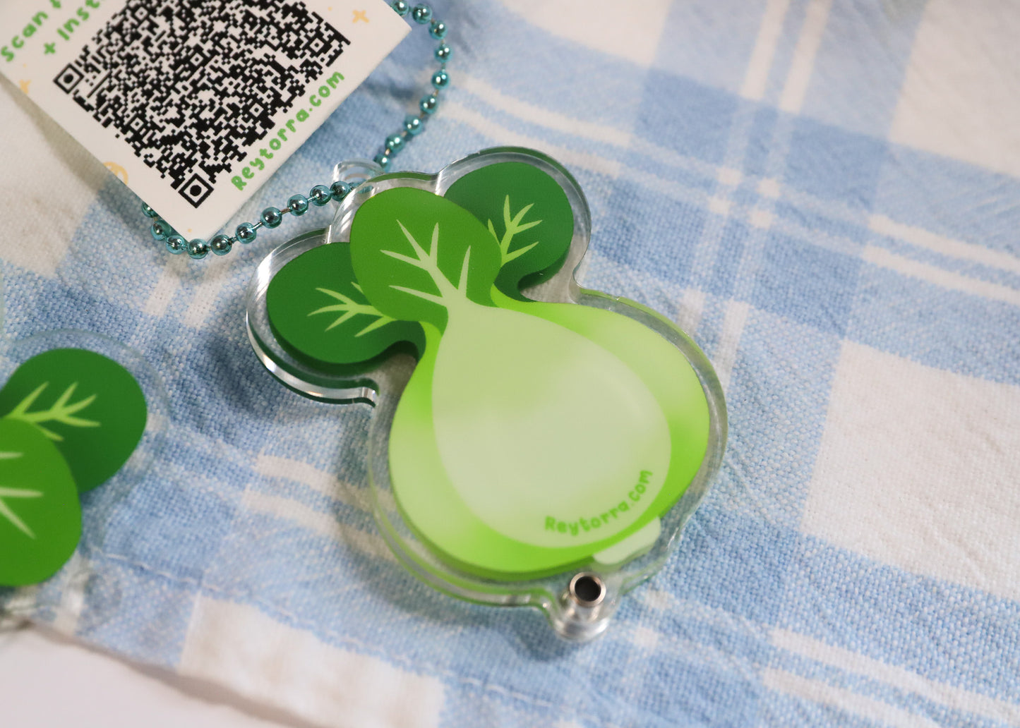 Bok Choy Photoframe Keychain