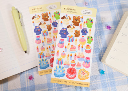 Birthday Party Sticker Sheet