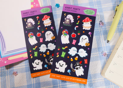 Spooky Ghost Sticker Sheet