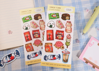 Asian Snacks Sticker Sheet