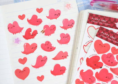 Puppy Love Sticker Sheet