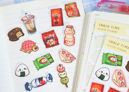 Asian Snacks Sticker Sheet