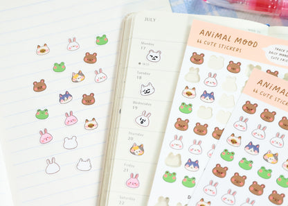 Animal Moods Sticker Sheet