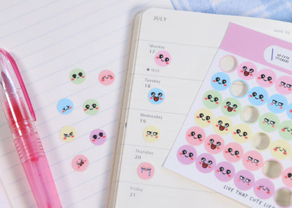 Mood Tracker Sticker Sheet