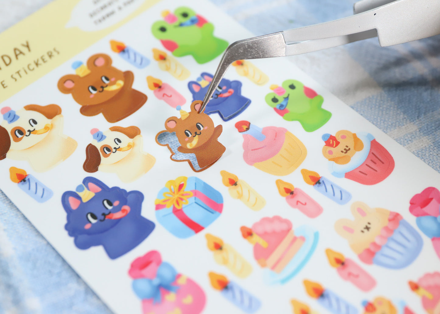 Birthday Party Sticker Sheet