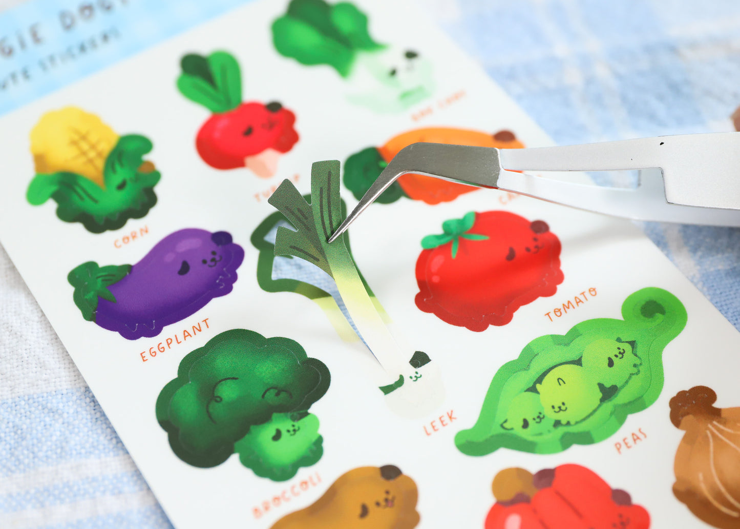 Veggie Dog Sticker Sheet