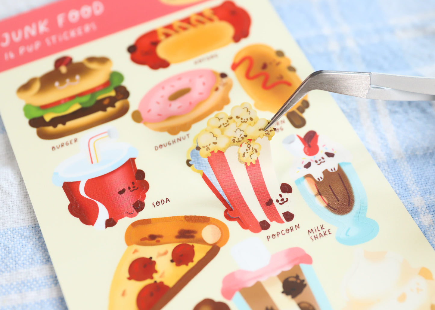 Junk Food Dog Sticker Sheet