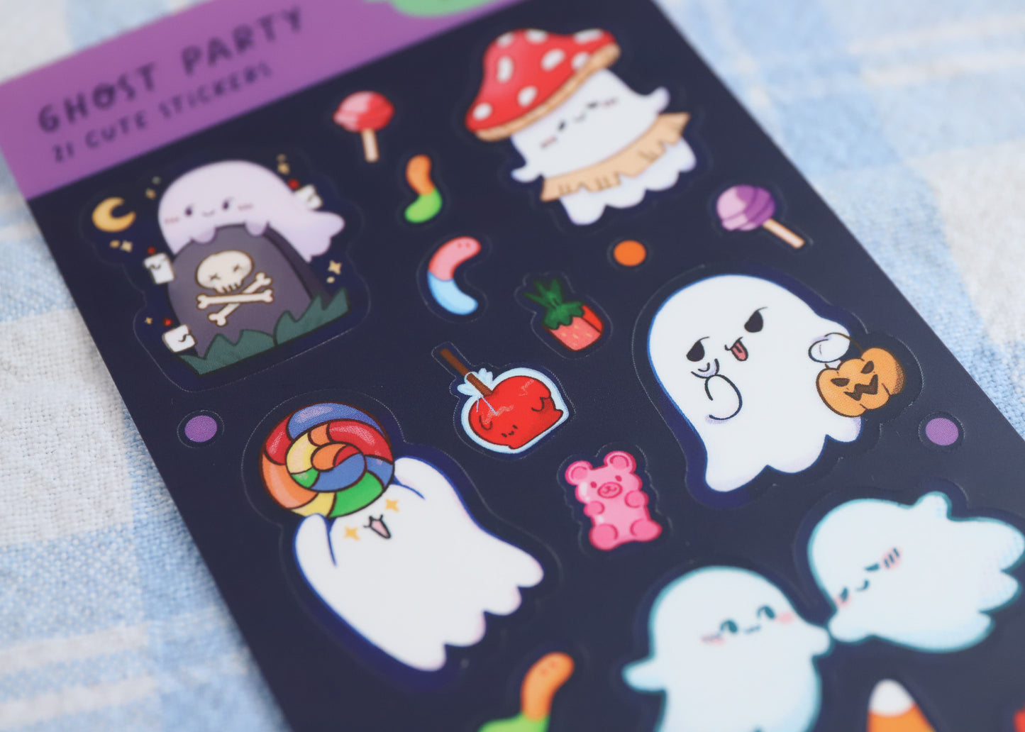 Spooky Ghost Sticker Sheet