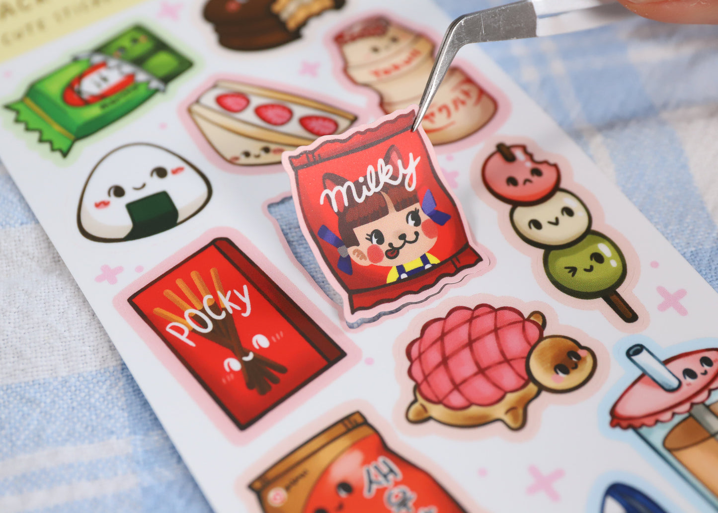 Asian Snacks Sticker Sheet