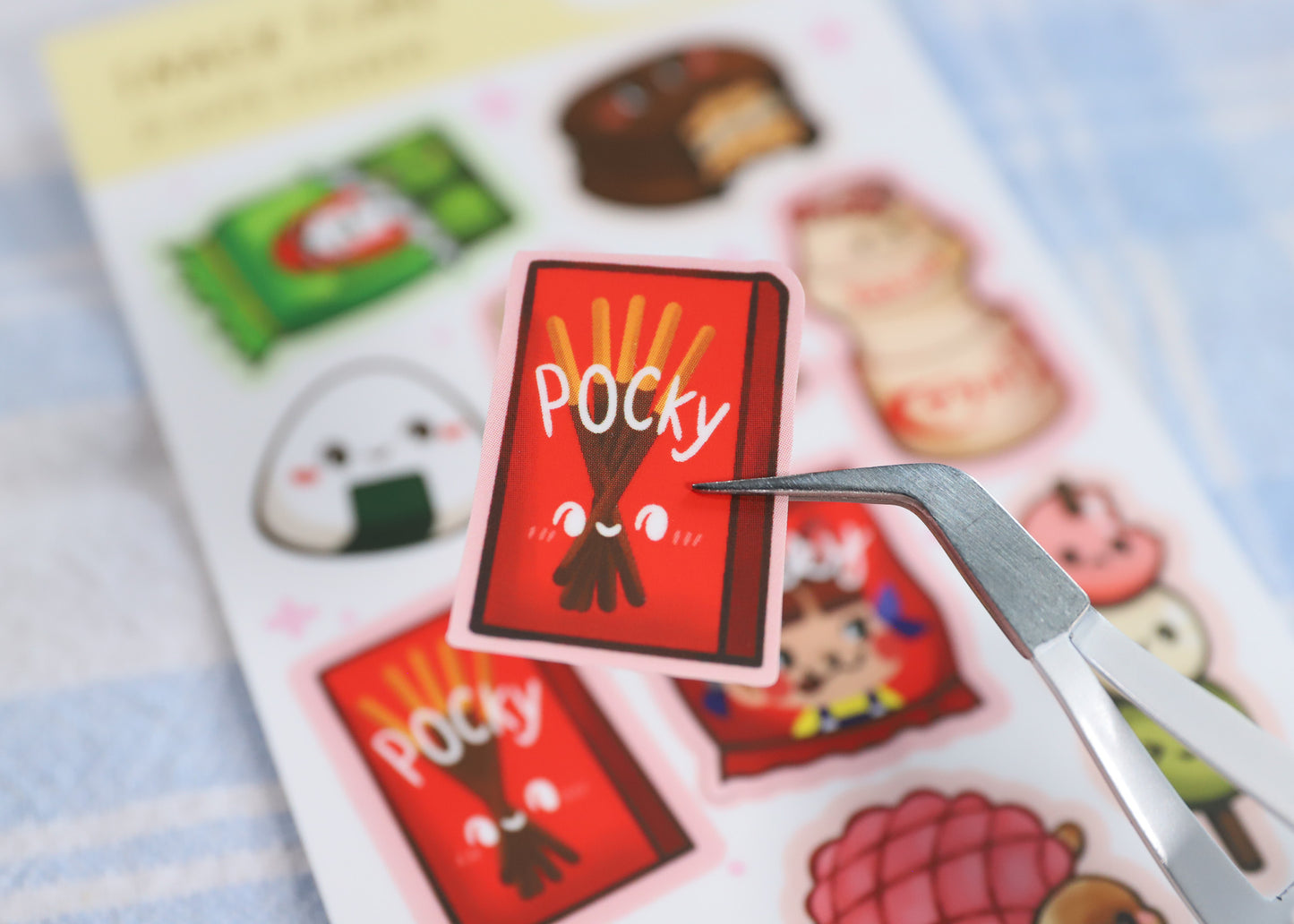 Asian Snacks Sticker Sheet