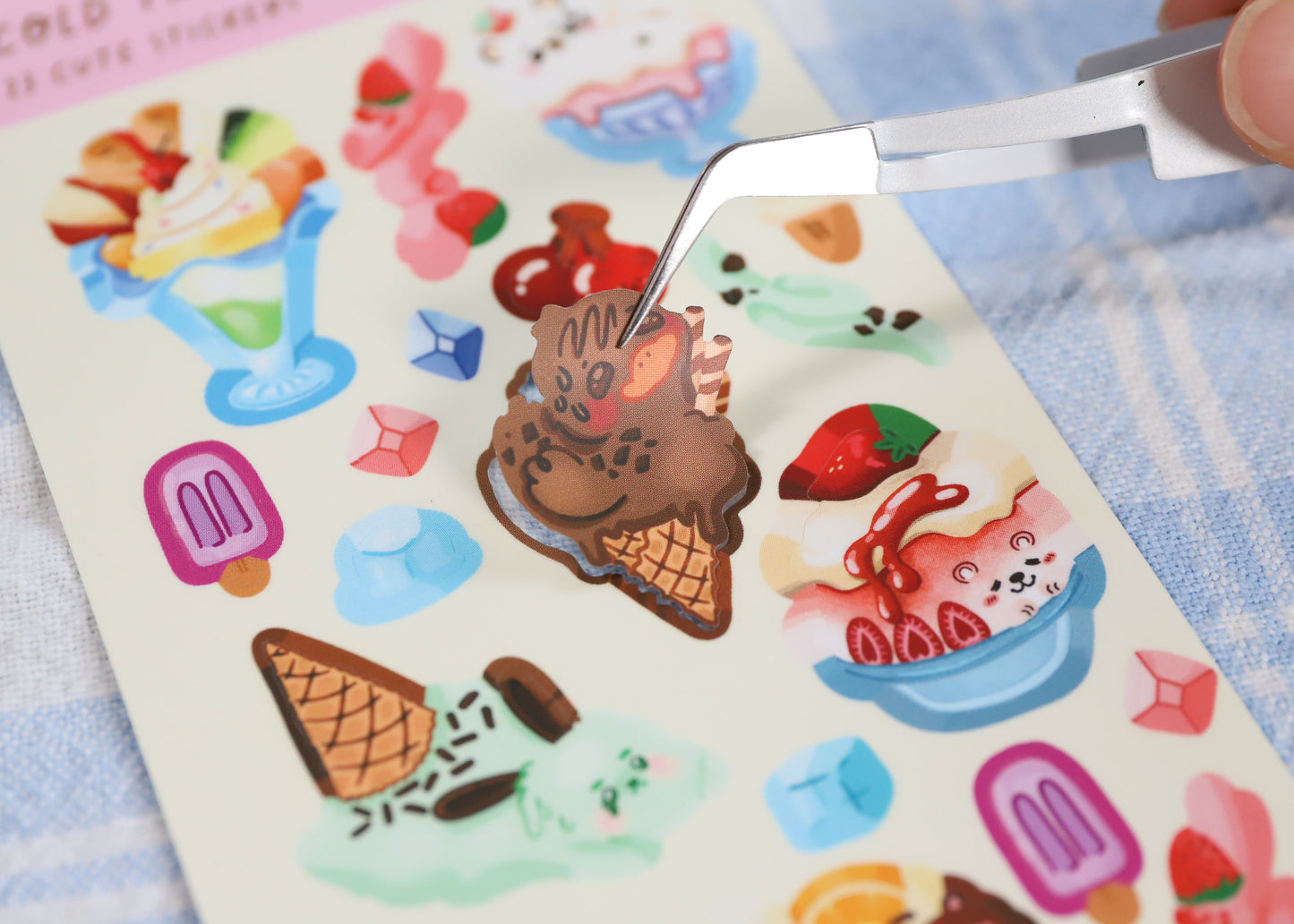 Ice Cream Friends Sticker Sheet