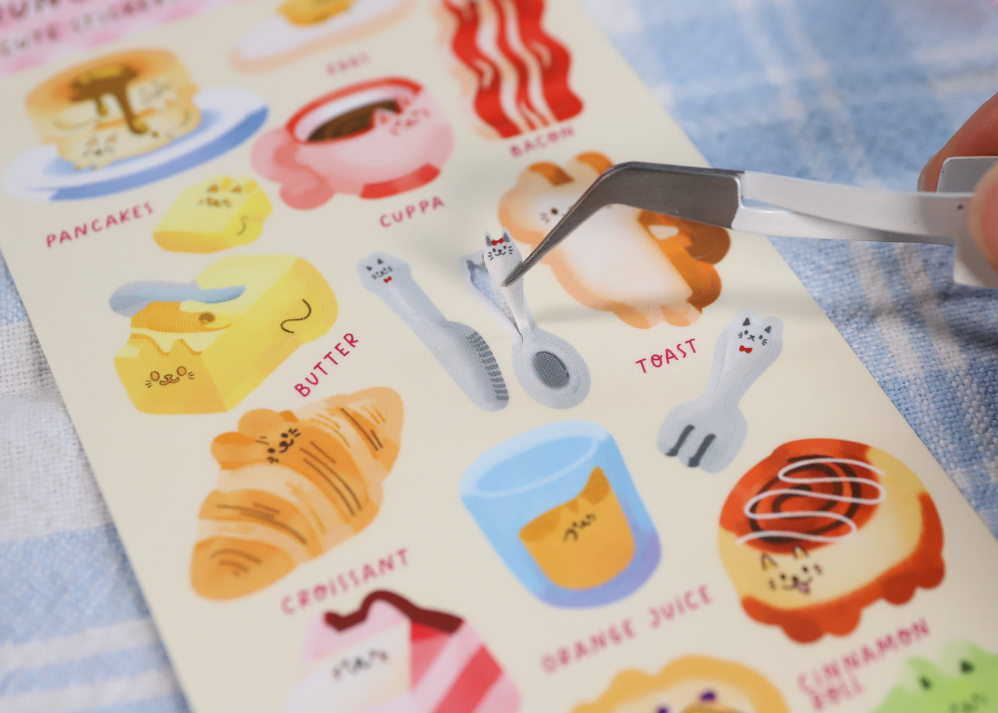 Brunch Cats Sticker Sheet