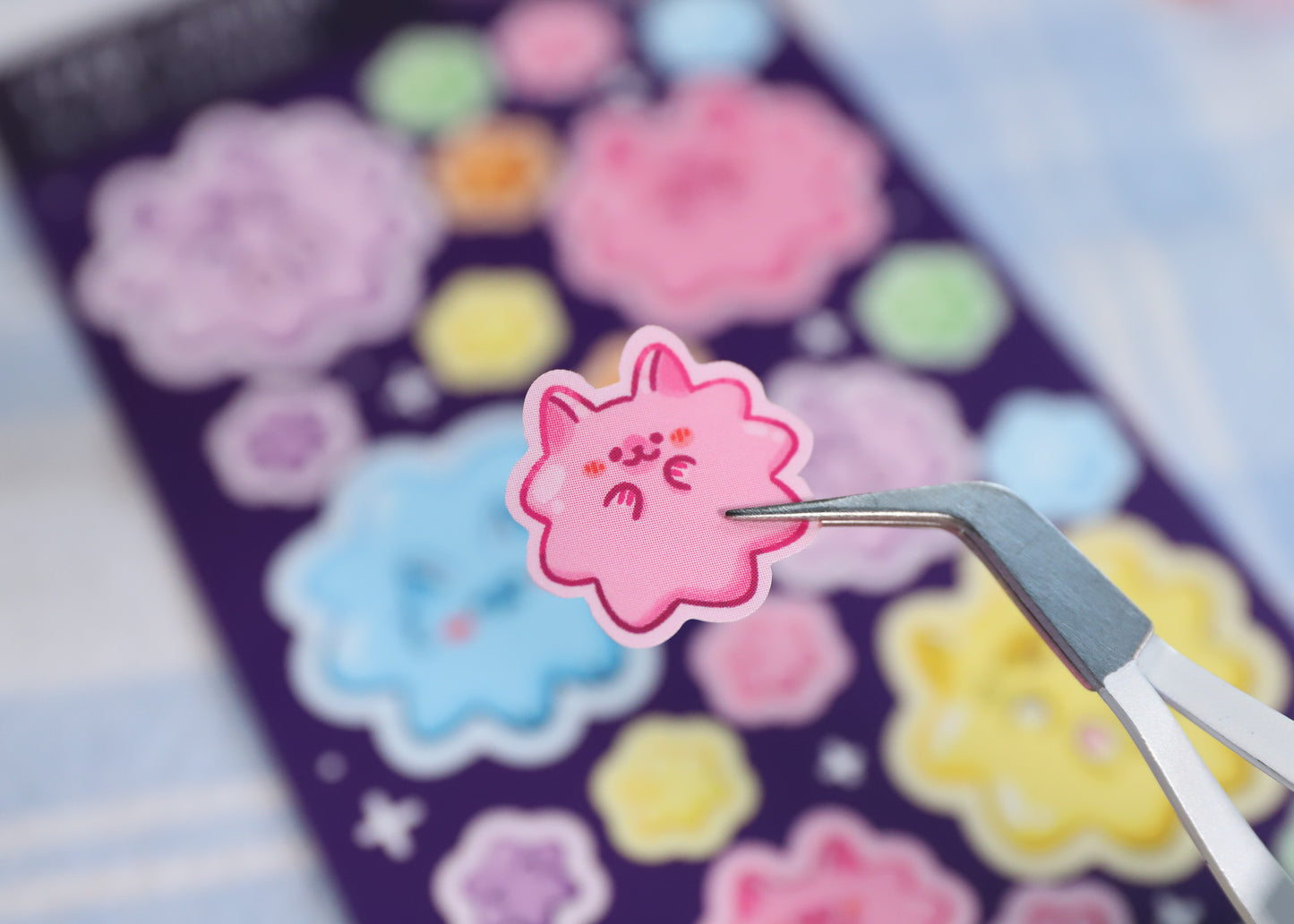 Konpeito Cat Candy Sticker Sheet