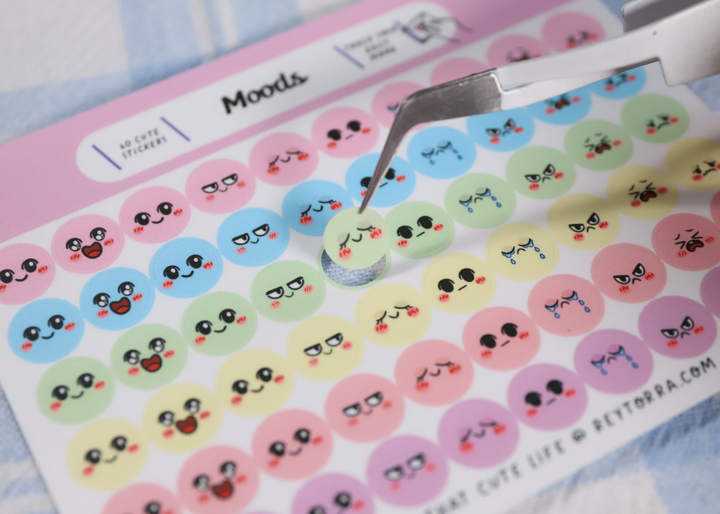 Mood Tracker Sticker Sheet