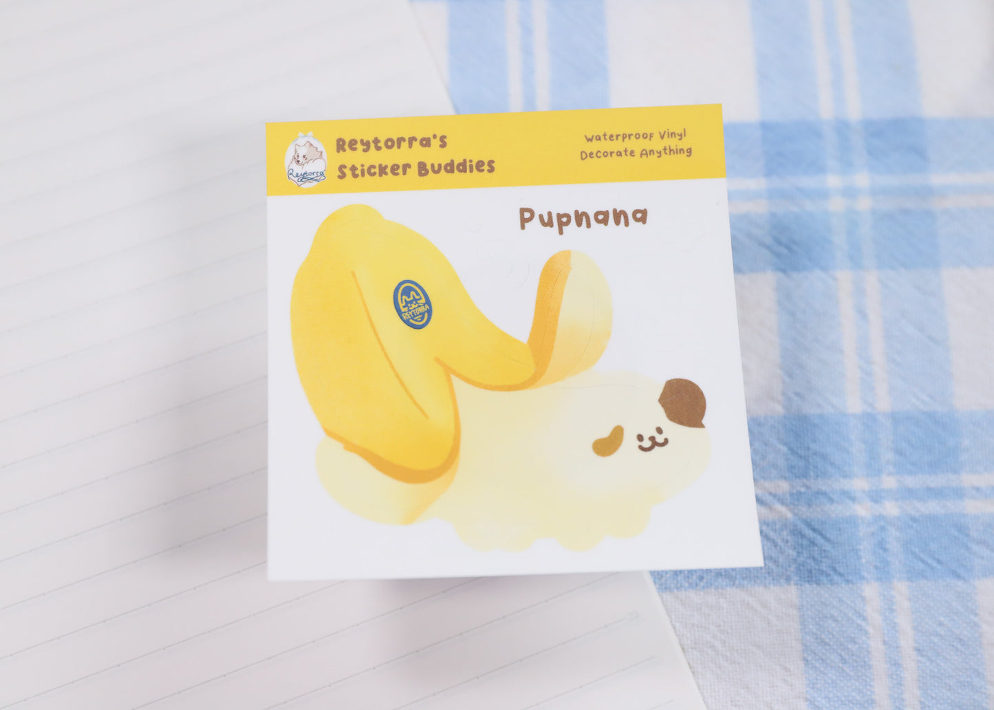 Banana Pup Sticker Buddy