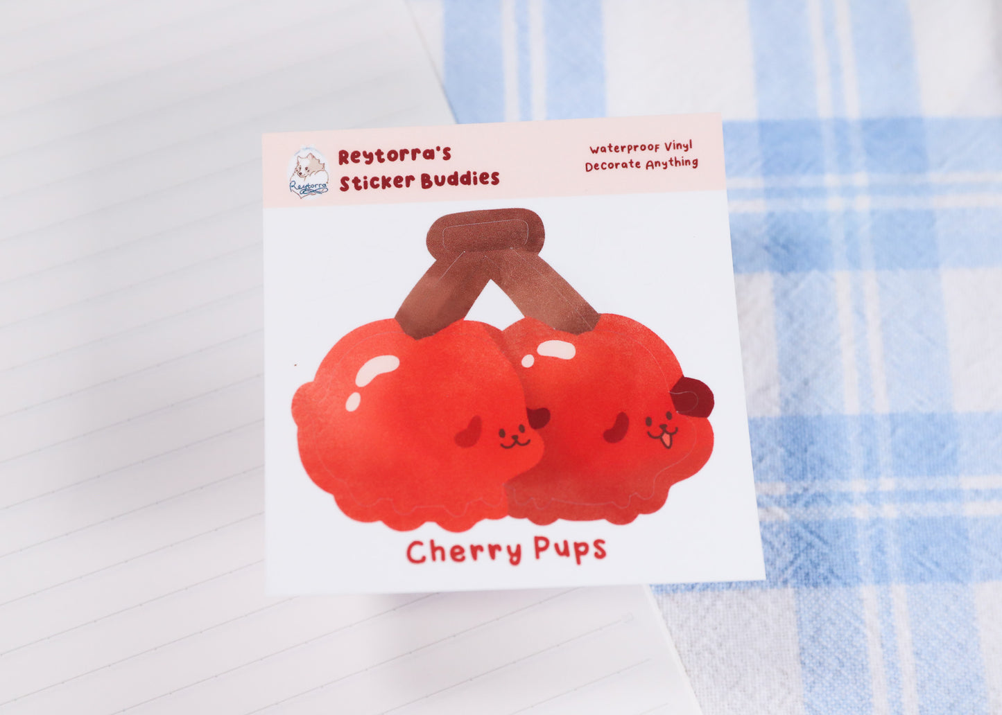 Cherry Pup Sticker Buddy