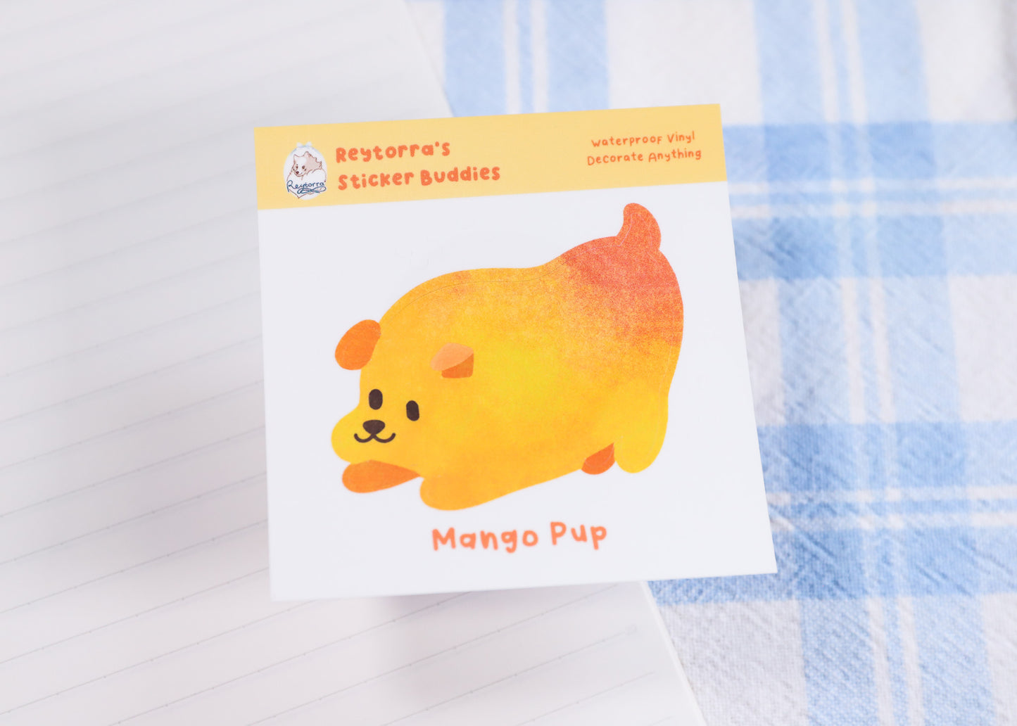 Mango Pup Sticker Buddy