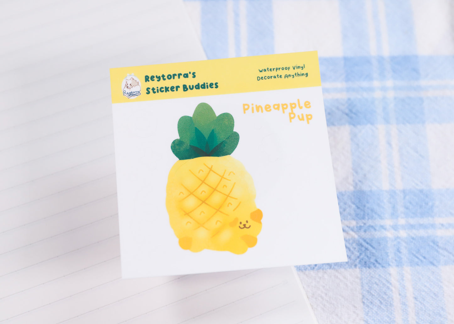 Pineapple Pup Sticker Buddy