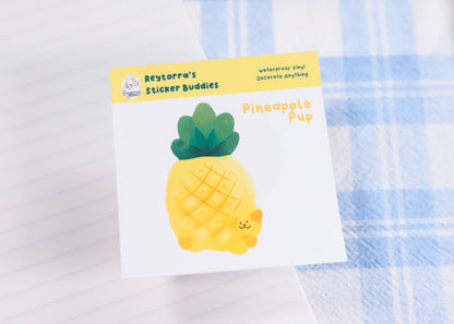 Pineapple Pup Sticker Buddy