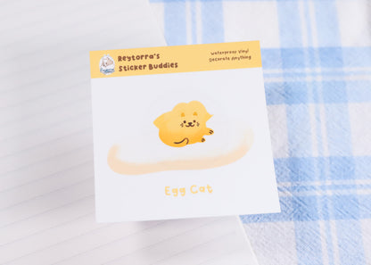 Egg Cat Sticker Buddy