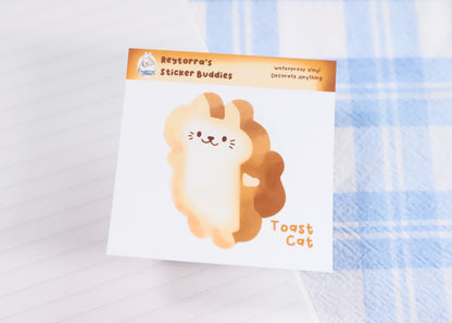 Toast Cat Sticker Buddy