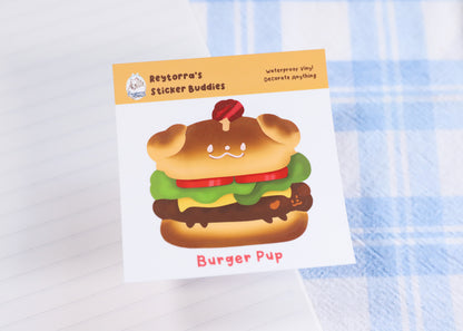 Burger Sticker Buddy