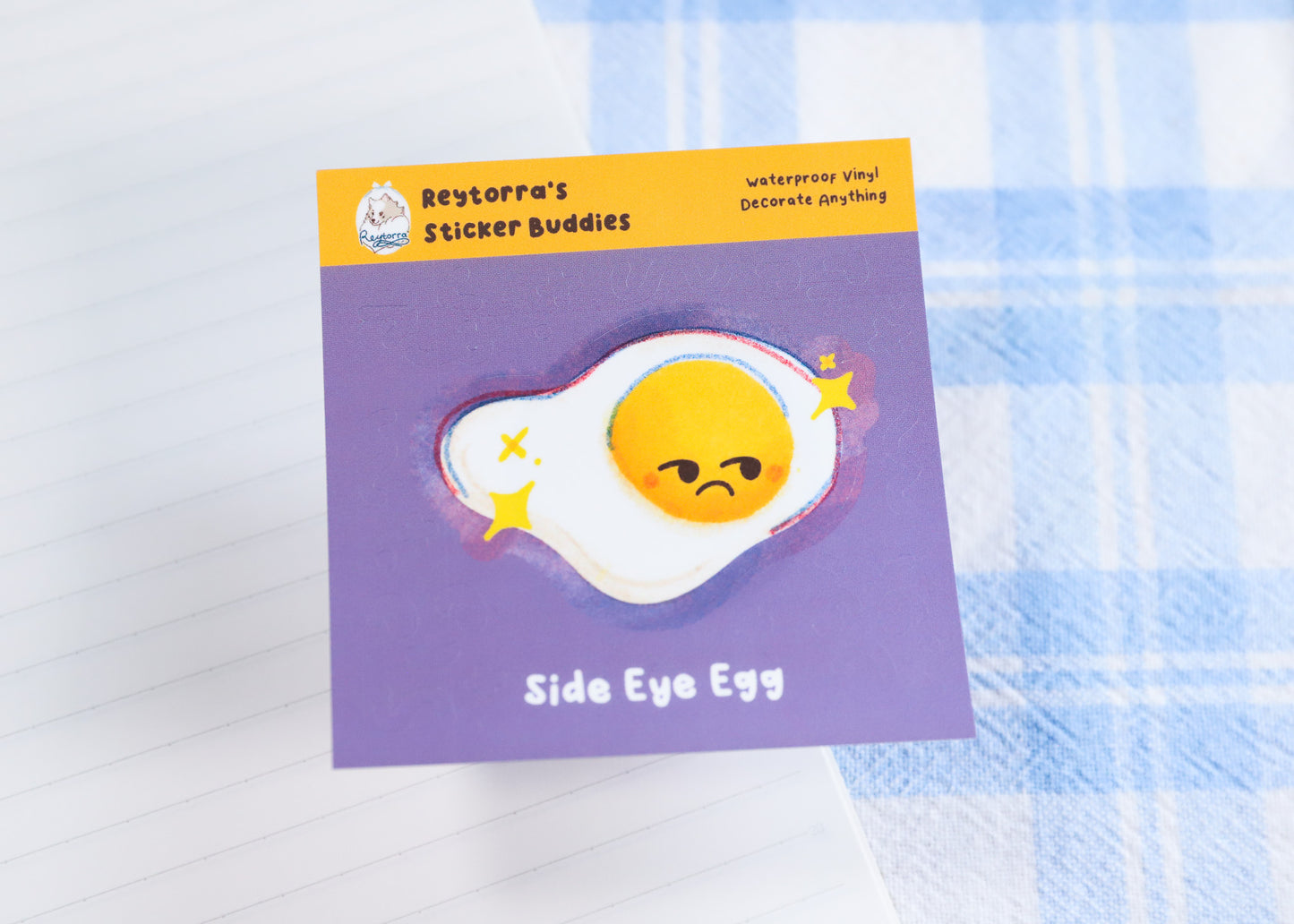 Side Eye Egg Sticker Buddy