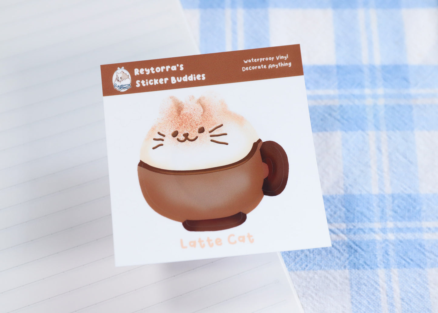 Cat Latte Sticker Buddy