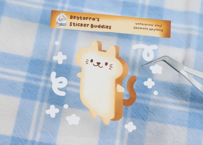 Toast Cat Sticker Buddy