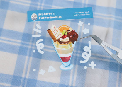 Dessert Bear Sticker Buddy