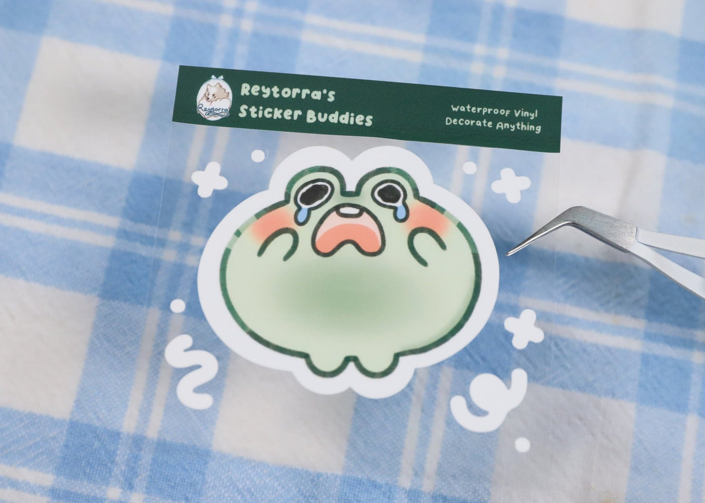 Crying Frog Sticker Buddy