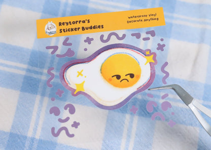 Side Eye Egg Sticker Buddy