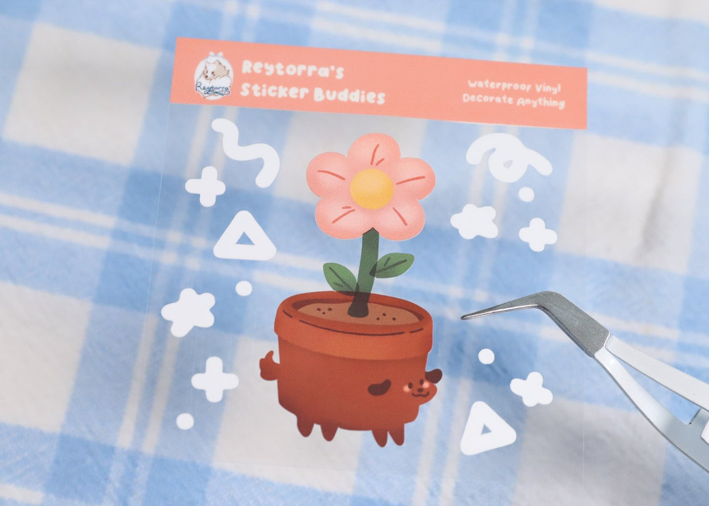 Potted Plant Pup Sticker Buddy