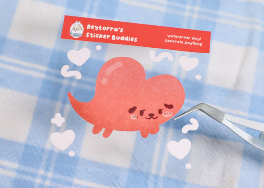 Heart Dog Sticker Buddy