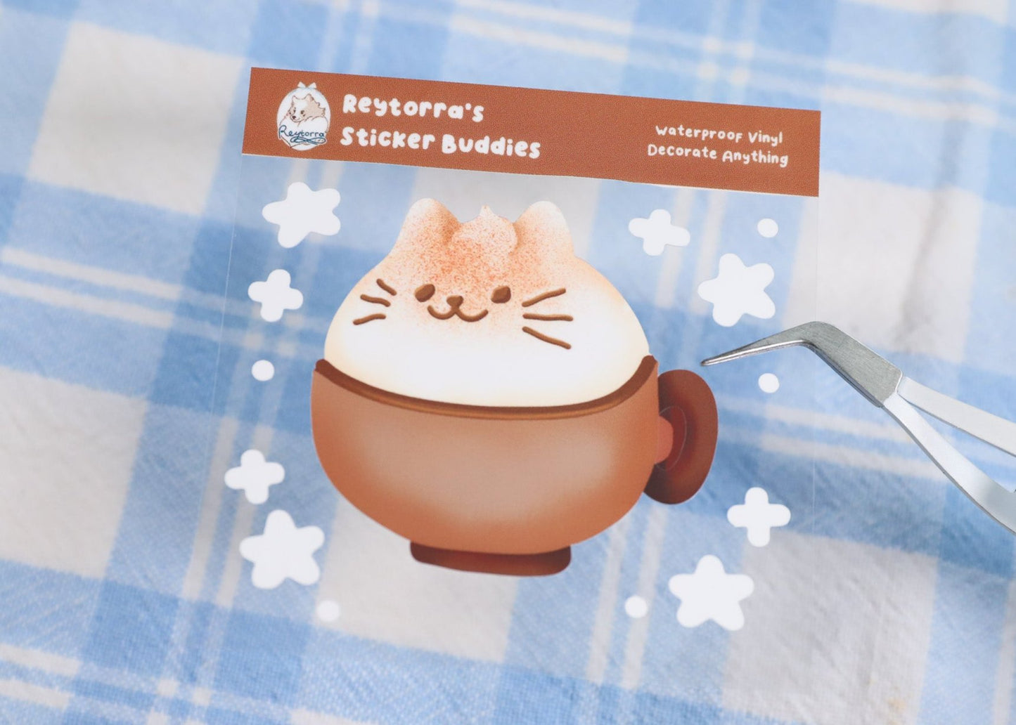 Cat Latte Sticker Buddy