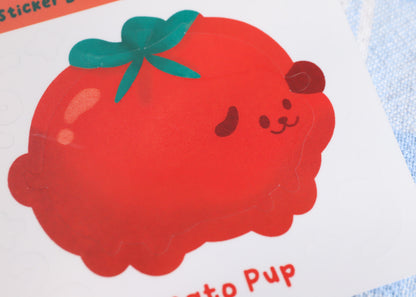 Tomato Pup Sticker Buddy