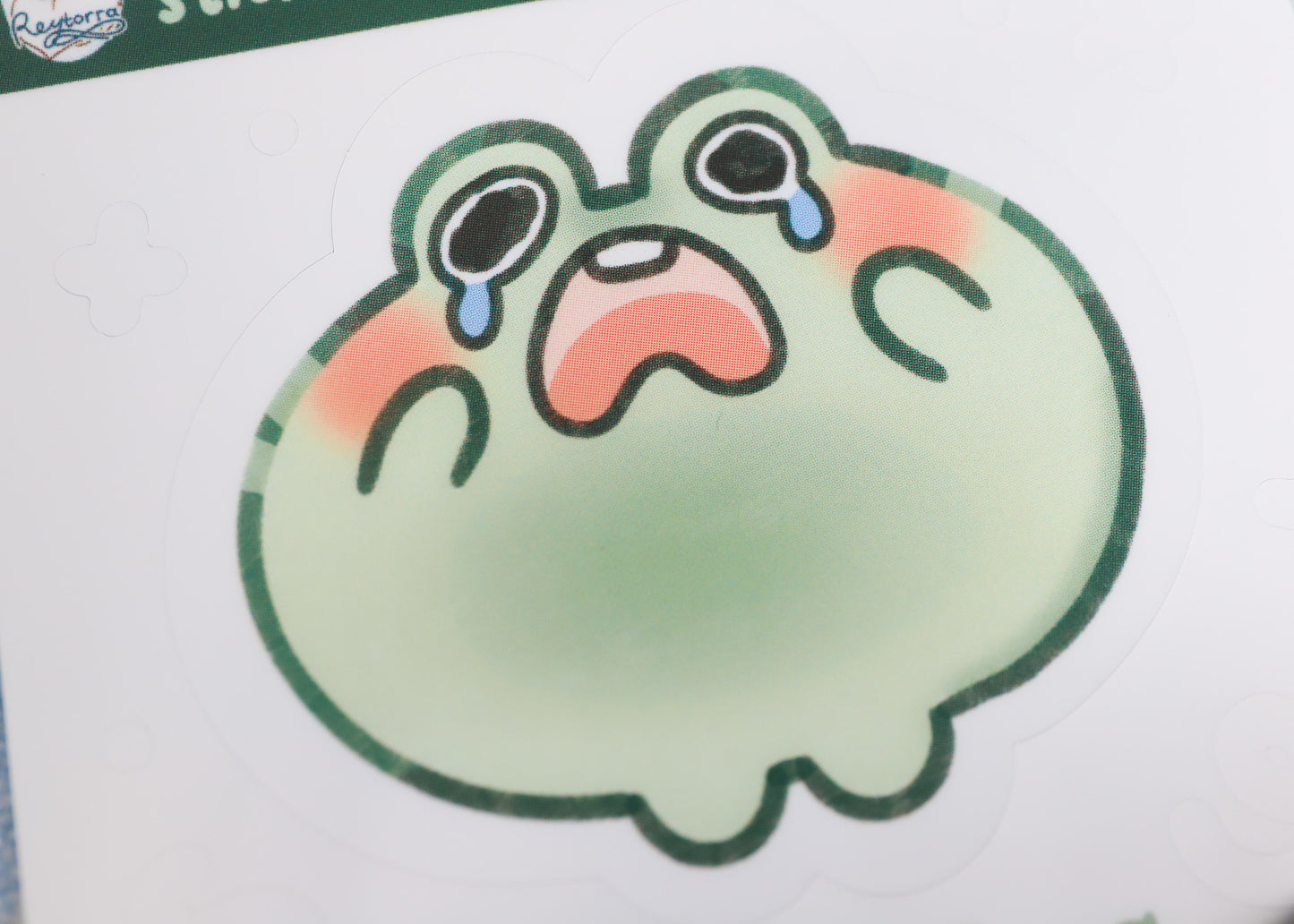 Crying Frog Sticker Buddy