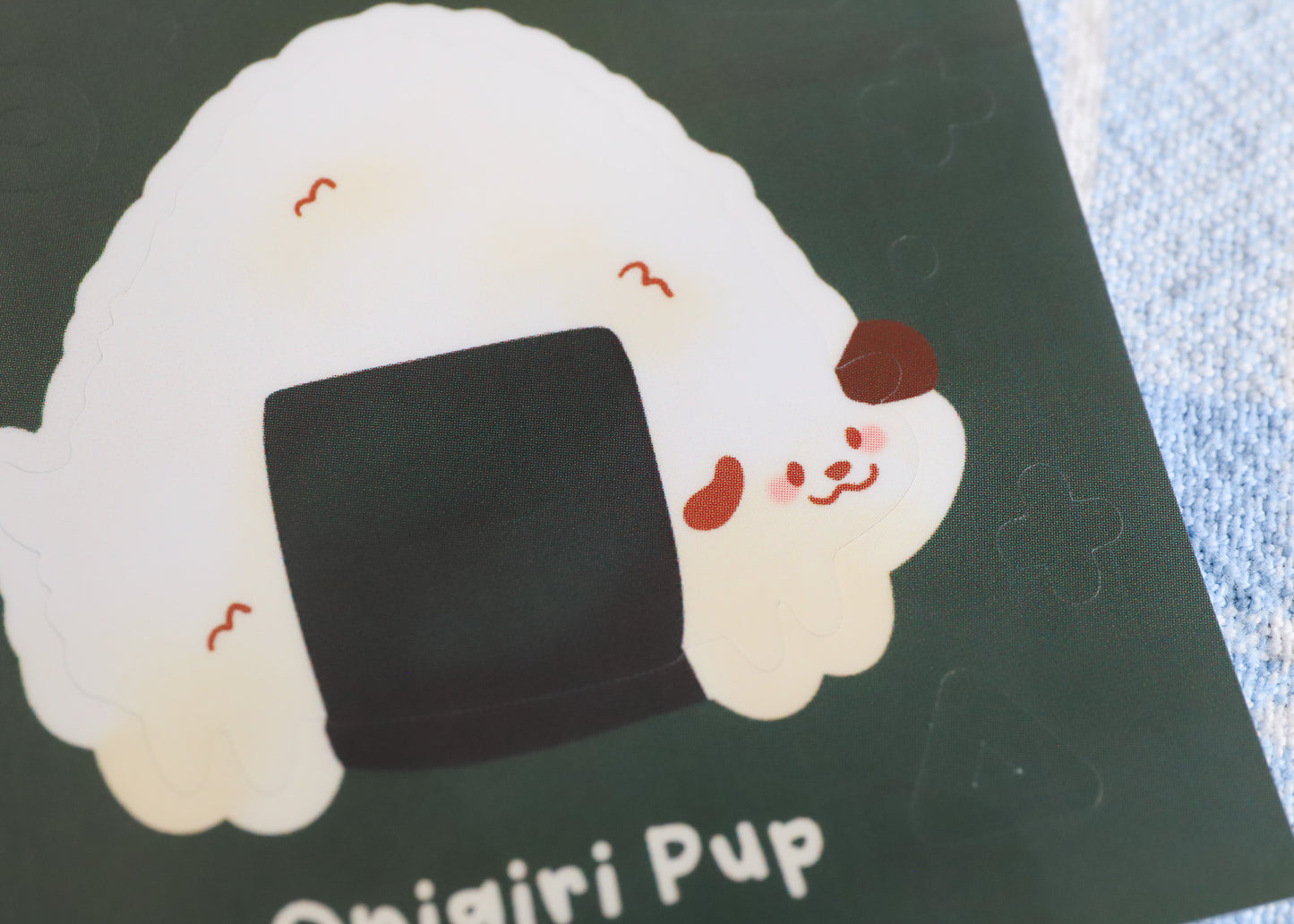 Onigiri Pup Sticker Buddy