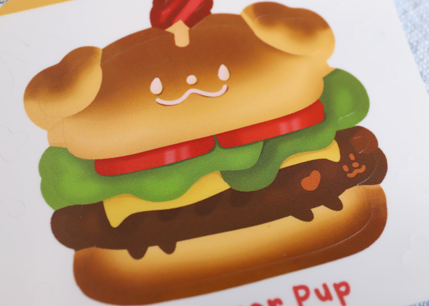 Burger Sticker Buddy