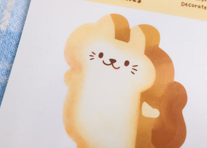 Toast Cat Sticker Buddy