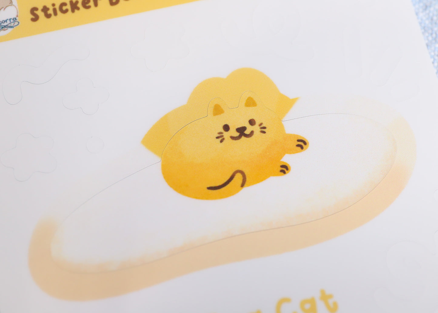 Egg Cat Sticker Buddy