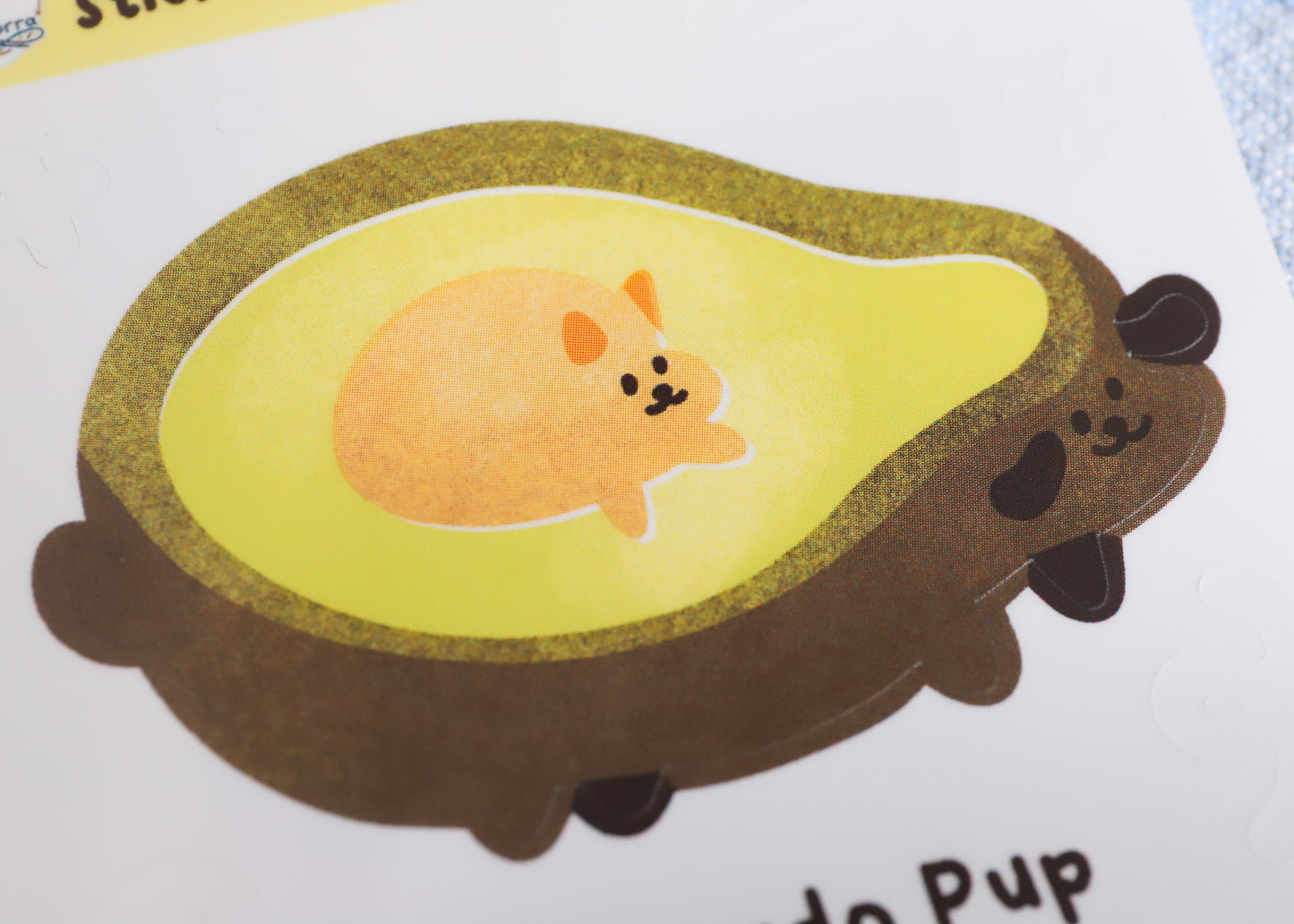 Avocado Pup Sticker Buddy